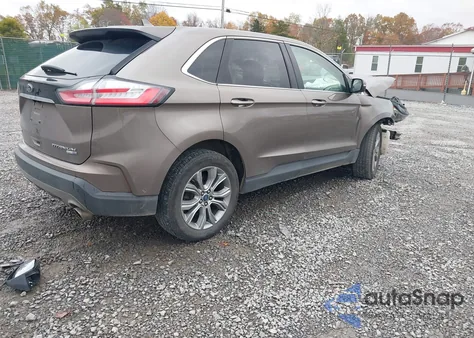 2019 Ford Edge Titanium from USA, damaged, VIN 2FMPK4K96KBB55063